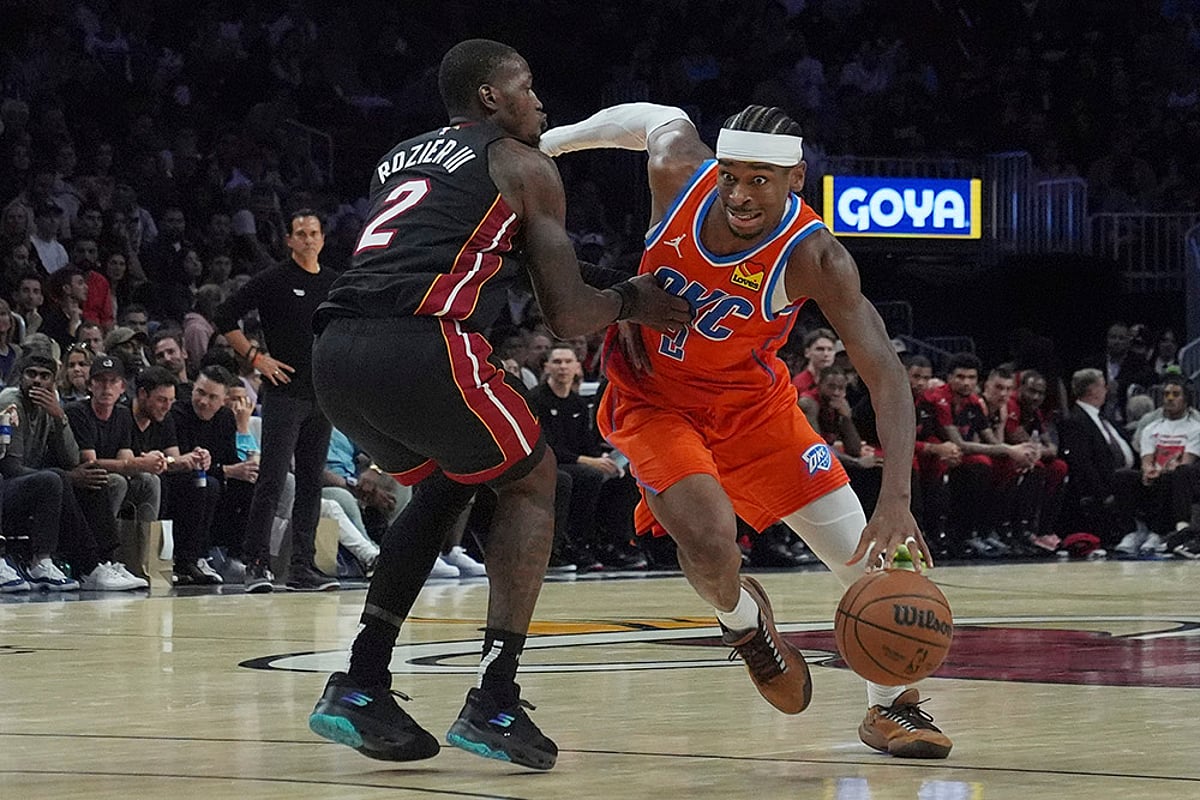 NBA Basketball Oklahoma City Thunder vs Miami Heat match pics: