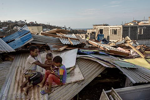 Devastation after Cyclone Chido
