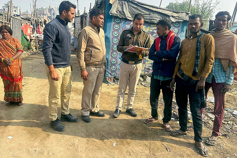 Delhi Polices drive against illegal Bangladeshi immigrants