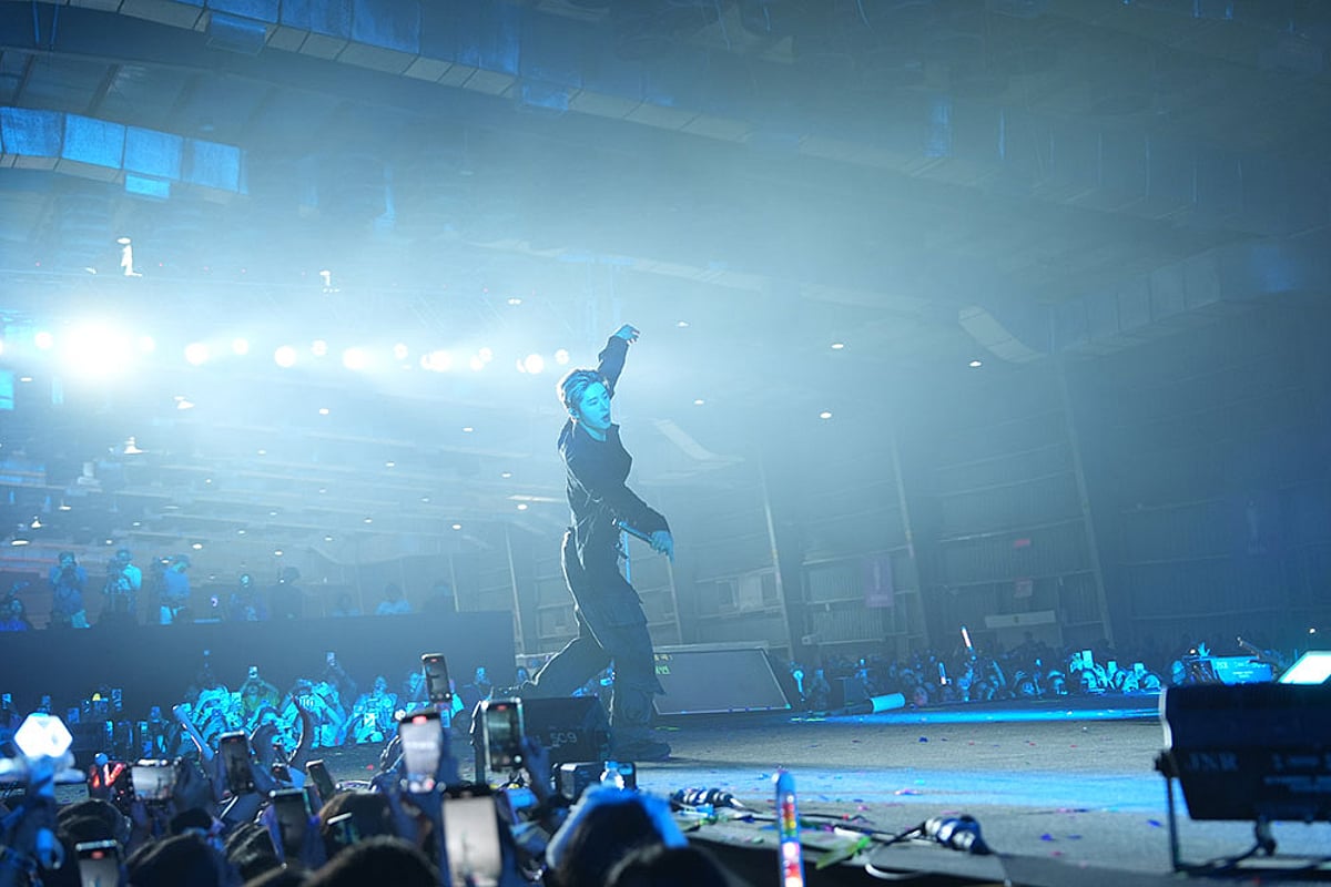 K-pop performance at K-Town Festival