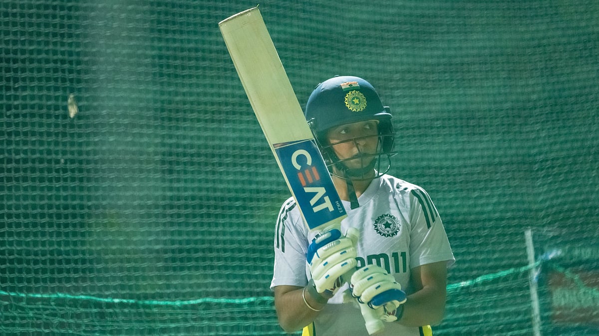 Harmanpreet Kaur at a net session - X|BCCIWomen
