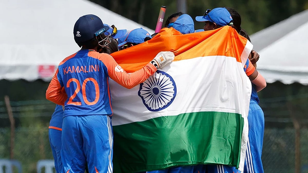 X|ACCMedia1 : India U19 Women's team celebrate their Asia Cup triumph