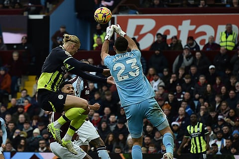 English Premier League: Aston Villa vs Manchester City