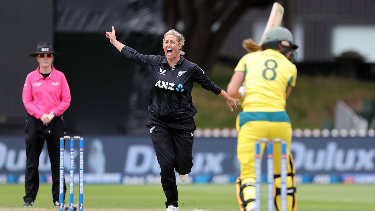 NZ-W vs AUS-W ODI: Sophie Devine in action for the White Ferns in the three-match series. - X/WHITE_FERNS