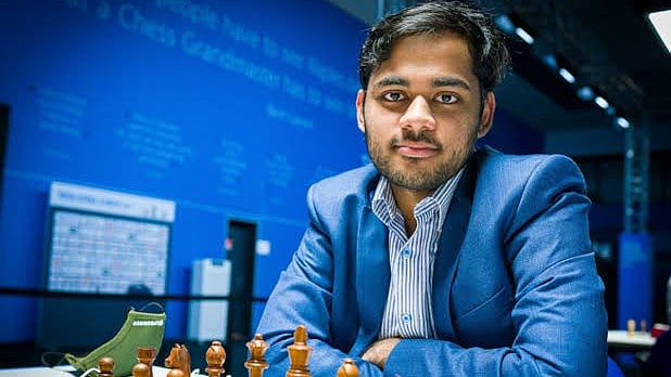 X/vishy64theking : Indian Chess Grandmaster Arjun Erigaisi.