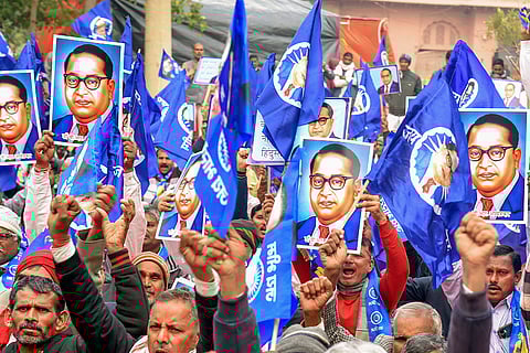 Protest against Amit Shah