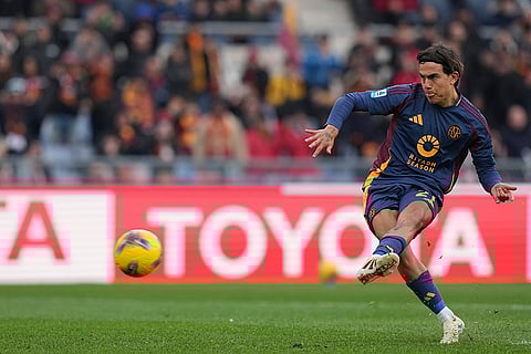 Serie A 2024-25: Roma's Paulo Dybala scores his side's opening goal