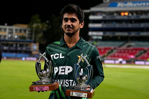 RSA Vs PAK 3rd ODI: Pakistan's Saim Ayub holds the Player of the Match and Player of the Series trophies