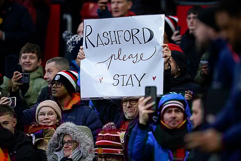 EPL 2024-25: Fans hold banners