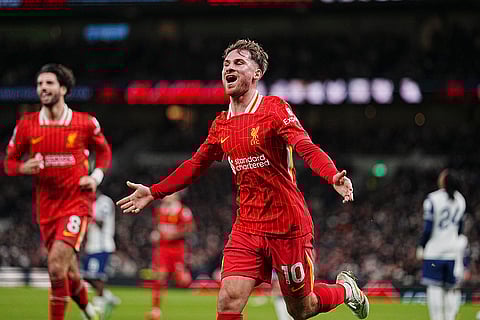 EPL 2024-25: Liverpool's Alexis Mac Allister celebrates after scoring his side's second