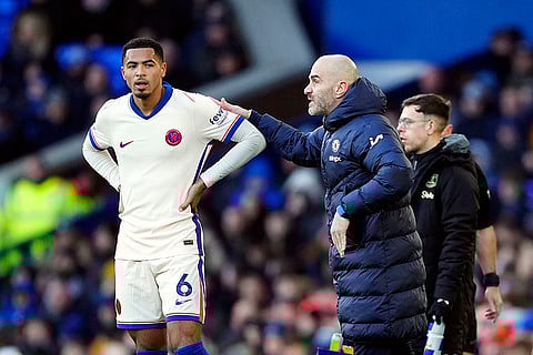 EPL 2024-25: Chelsea manager Enzo Maresca talks to Levi Colwill