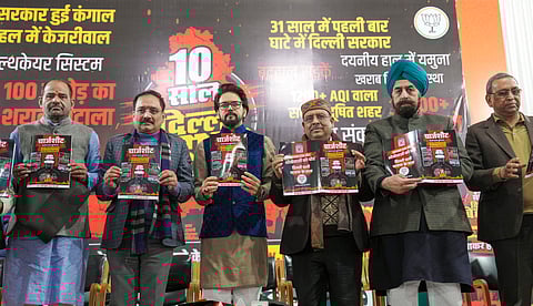 BJP releases chargesheet against Kejriwal