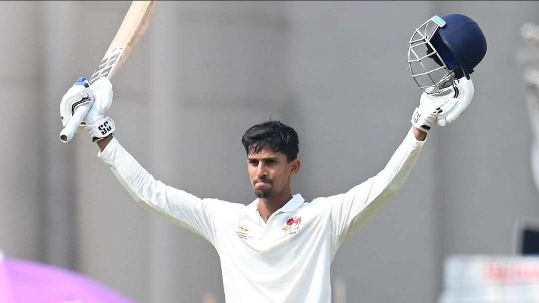 Instagram/Tanush Kotian : File photo of Mumbai’s spin-bowling all-rounder Tanush Kotian. 