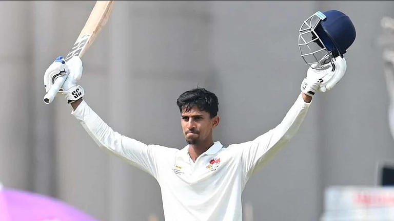 File photo of Mumbai’s spin-bowling all-rounder Tanush Kotian.  - Instagram/Tanush Kotian
