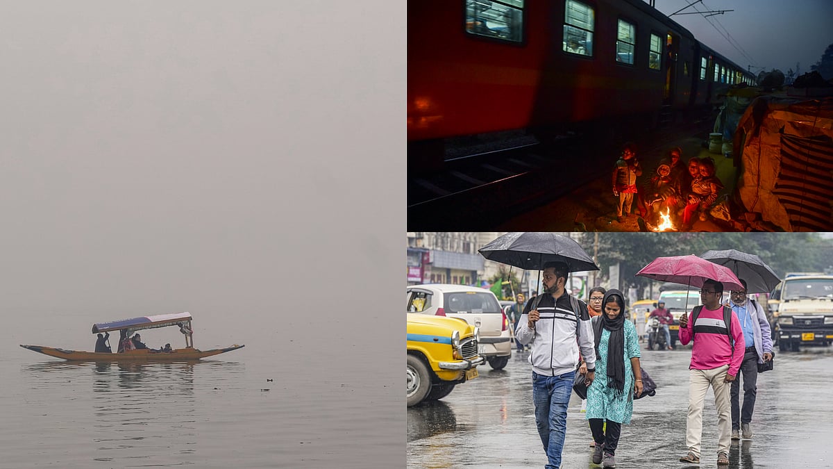 | Photo: PTI : Delhi AQI Remains At 'Severe' As Thick Fog Engulfs Capital; Tamil Nadu Braces For More Rain