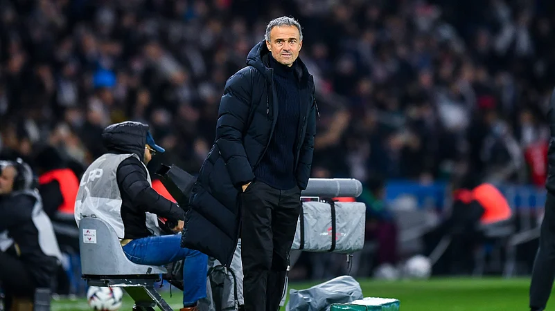 Paris Saint-Germain head coach Luis Enrique