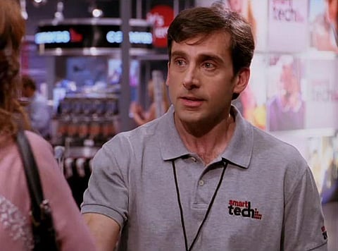 Steve Carell in The 40-Year-Old Virgin