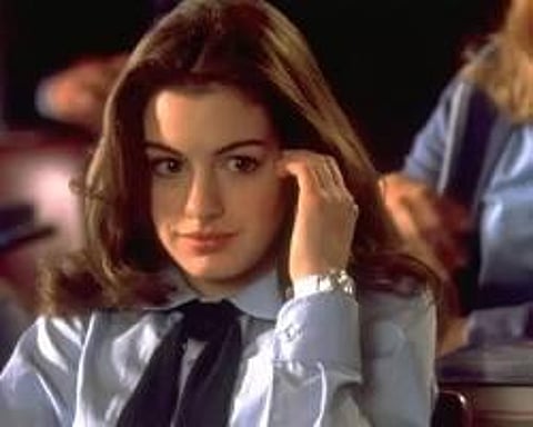 Anne Hathaway in The Princess Diaries