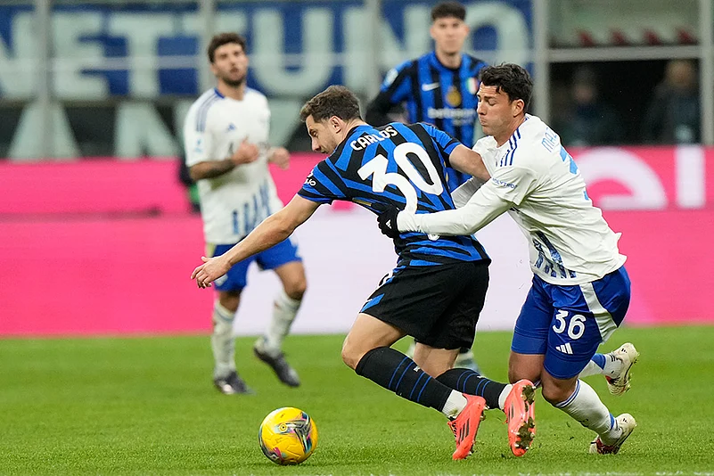 Italy Serie A 2024-25 Inter Milan Vs Como football match pics: Carlos Augusto
