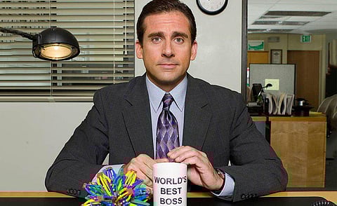 Steve Carell as Michael Scott in The Office