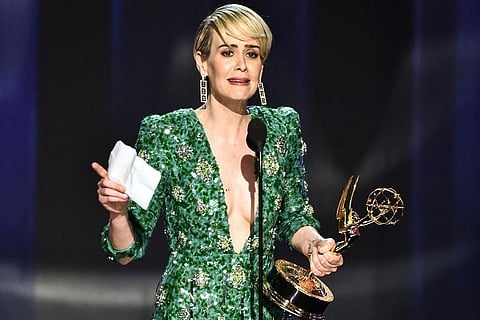 Sarah Paulson at the Emmys