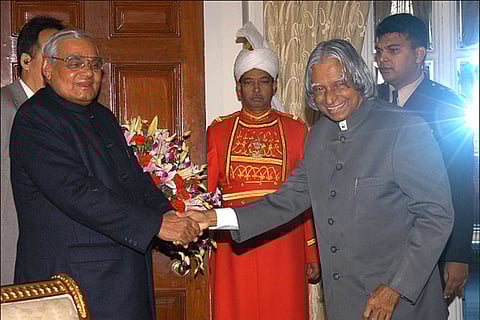 Atal Bihari Vajpayee with A.P. J. Abdul Kalam