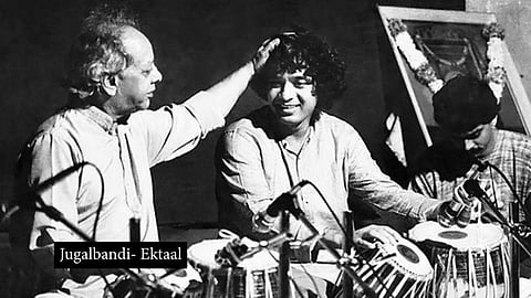 Zakir Hussain with Ustad Alla Rakha