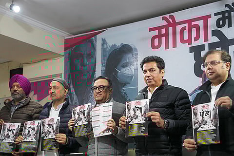 Congress releases booklet against BJP, AAP