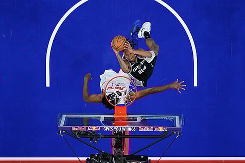 Spurs 76ers Basketball Joel Embiid