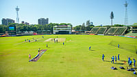X : The Queens Sports Club cricket stadium