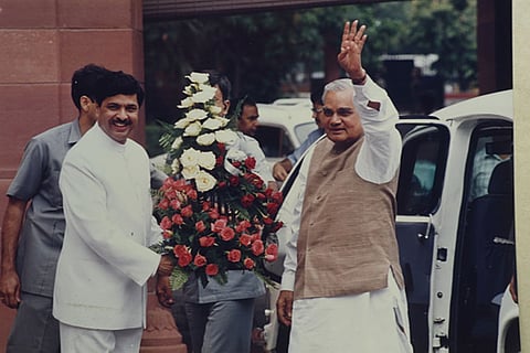 Atal Bihari Vajpayee at Parliament House