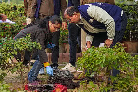 Man tries to immolate self near parliament