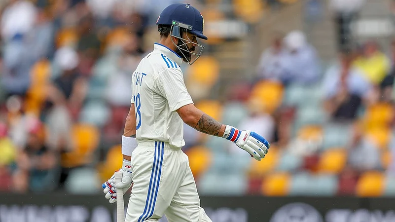 Virat Kohli third India vs Australia Test in Brisbane.