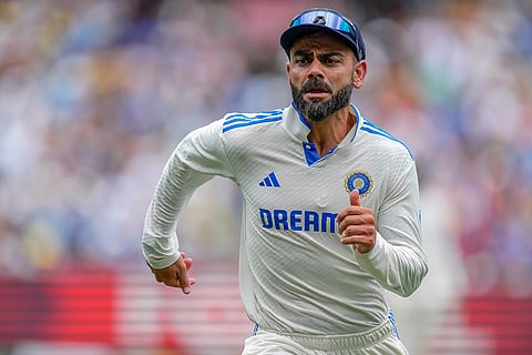 India Vs Australia, 4th Test Day 1: India's Virat Kohli chases the ball during play