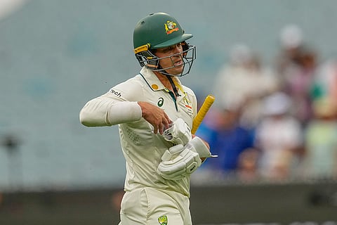 India Vs Australia, 4th Test Day 1: Australia's Alex Carey walks off the field after losing his wicket