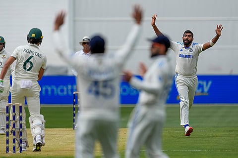 India Vs Australia, 4th Test Day 1: India's Jasprit Bumrah reacts after bowling to Australia's Sam Konstas