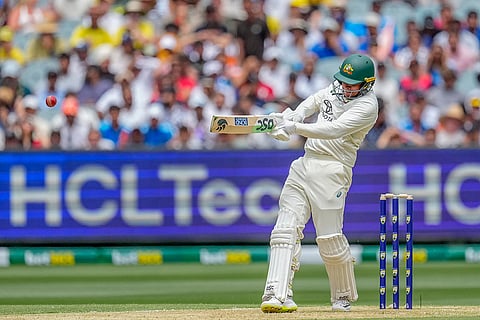 India Vs Australia, 4th Test Day 1: Australia's Usman Khawaja hits a boundary during play