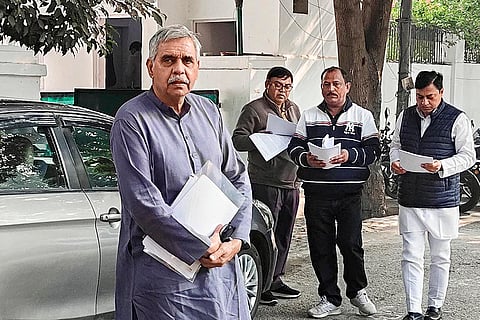 Sandeep Dikshit at Delhi LG residence