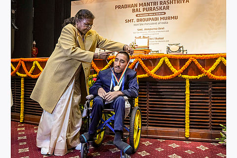 Pradhan Mantri Rashtriya Bal Puraskar ceremony