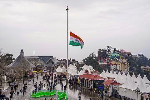 Tricolour flies at half-mast in Shimla