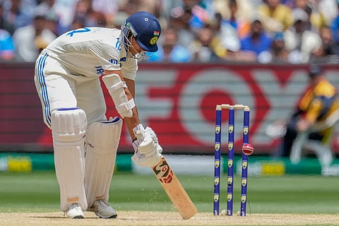 India Vs Australia, 4th Test Day 2: India's Yashasvi Jaiswal bats during play
