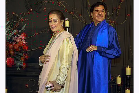 Shatrughan Sinha with Poonam Sinha