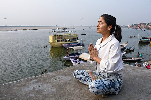 Actor Shweta Tripathi in Varanasi