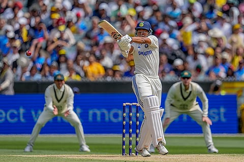 India Vs Australia, 4th Test Day 2: India's Yashasvi Jaiswal plays a shot