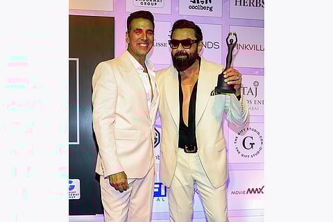 Actors Akshay Kumar and Bobby Deol