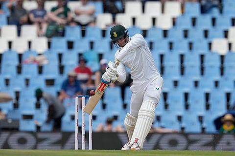 SA vs PAK 1st Test Day 2: South Africa's Corbin Bosch plays a shot