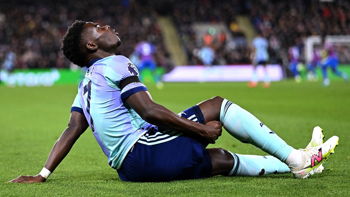 Bukayo Saka of Arsenal - null