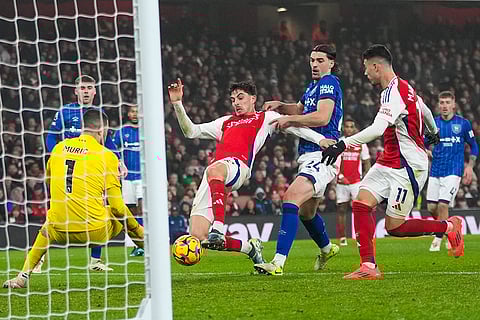 English Premier League Soccer Match: Arsenal Vs Ipswich Town