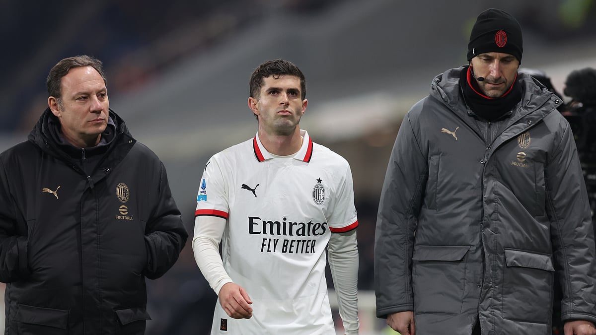 Christian Pulisic has been ruled out of Milan's fixture against Roma