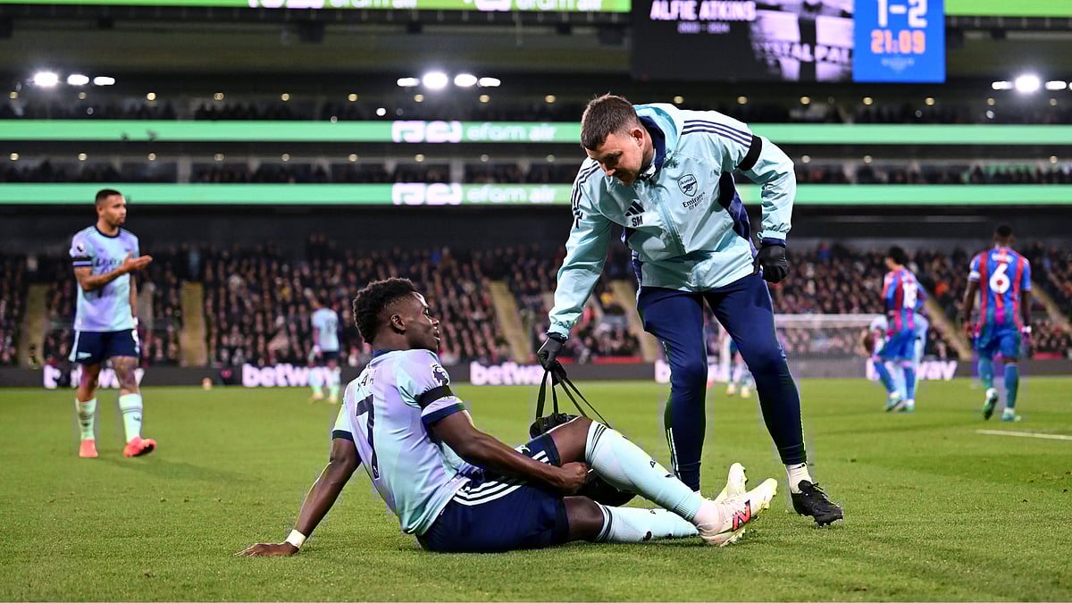 Mikel Arteta confirmed Bukayo Saka will be out for more than two months for Arsenal - null